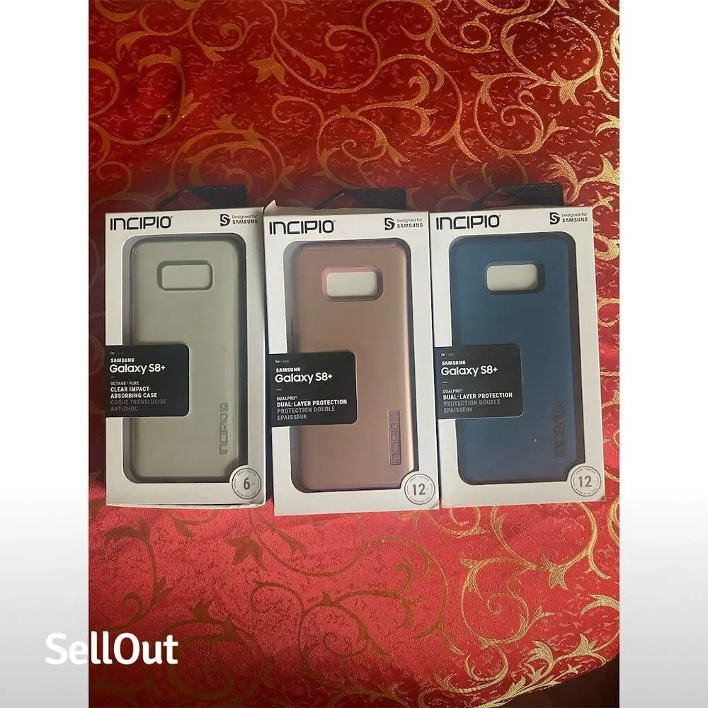 Incipio DualPro Case Bundle for Samsung Galaxy S8+ - 3 Pack Multicolor